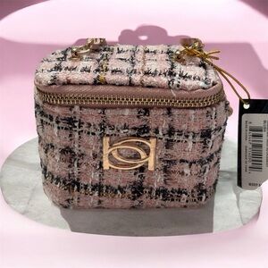 bebe Pink and Gold Mini Bag NWT